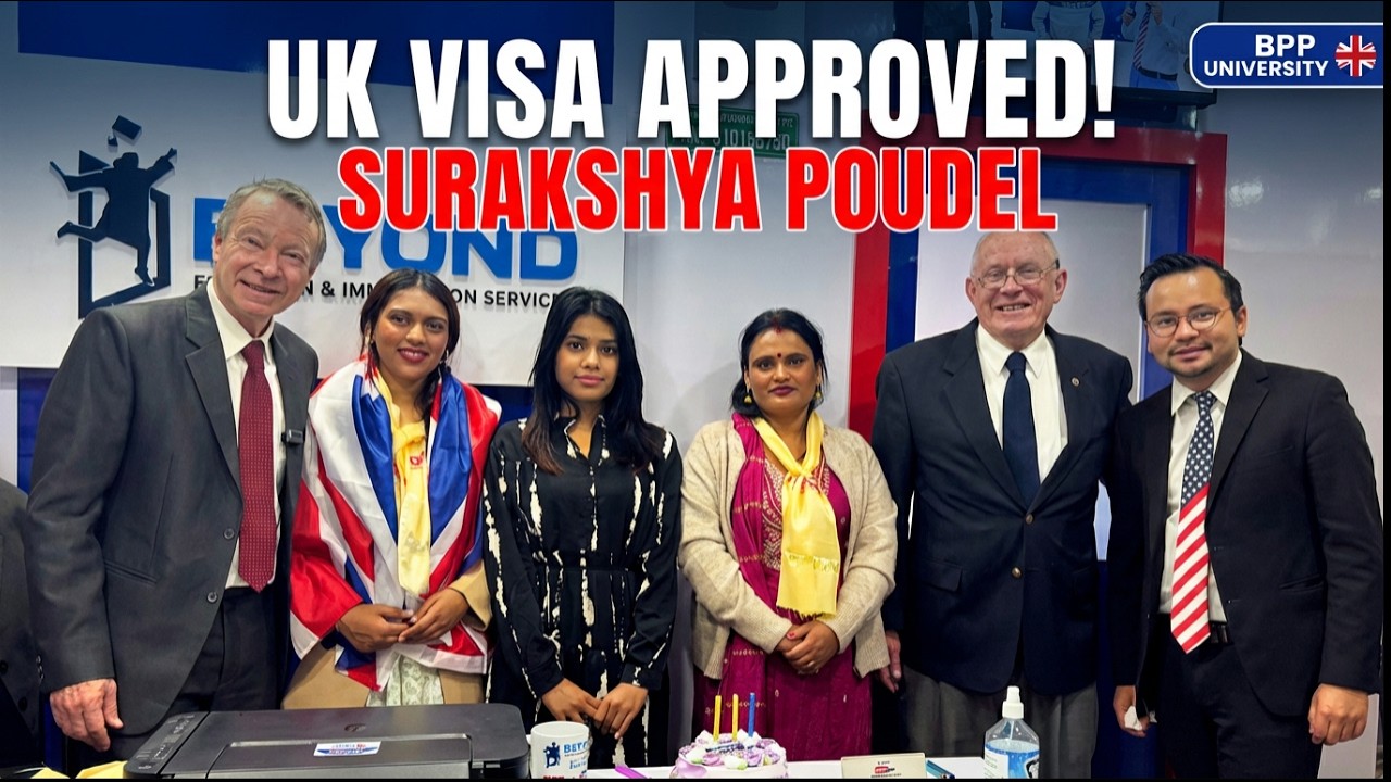 UK Student Visa Success 🇬🇧 | Surakshya Poudel Visa Approved | BPP University | Beyond Education