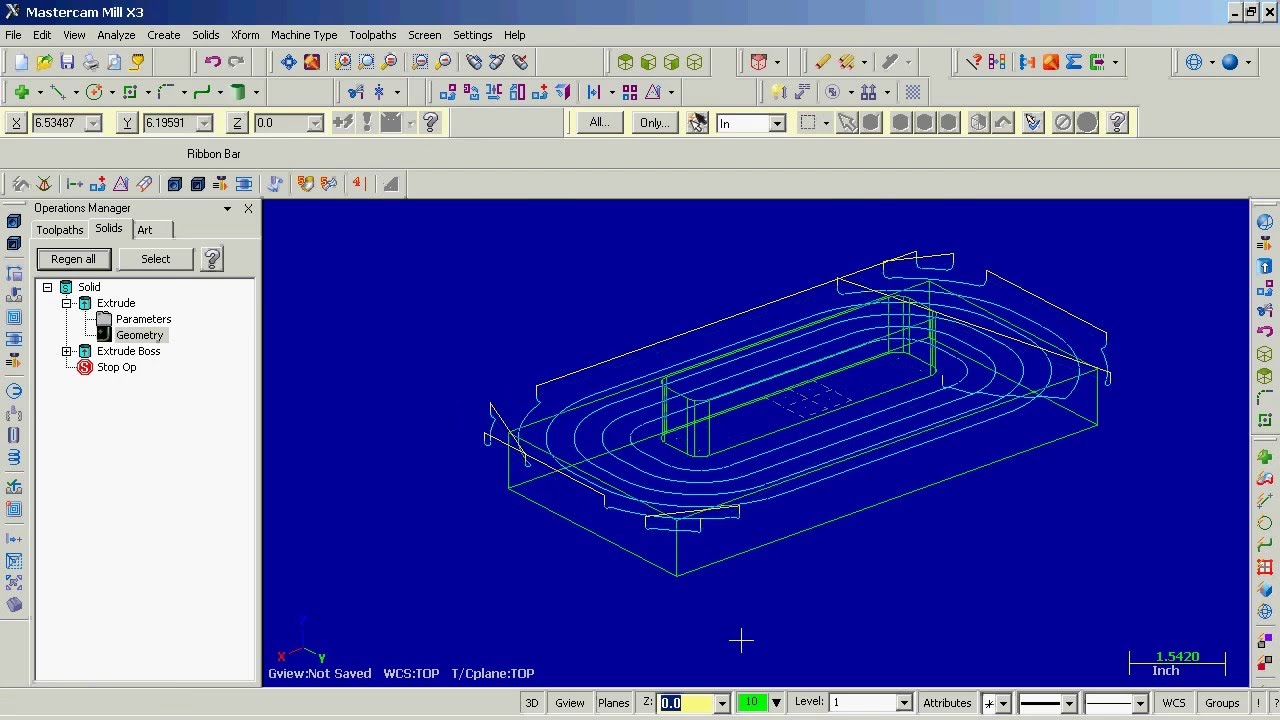 Mastercam - 2D Hi speed machining 2D Core Milling