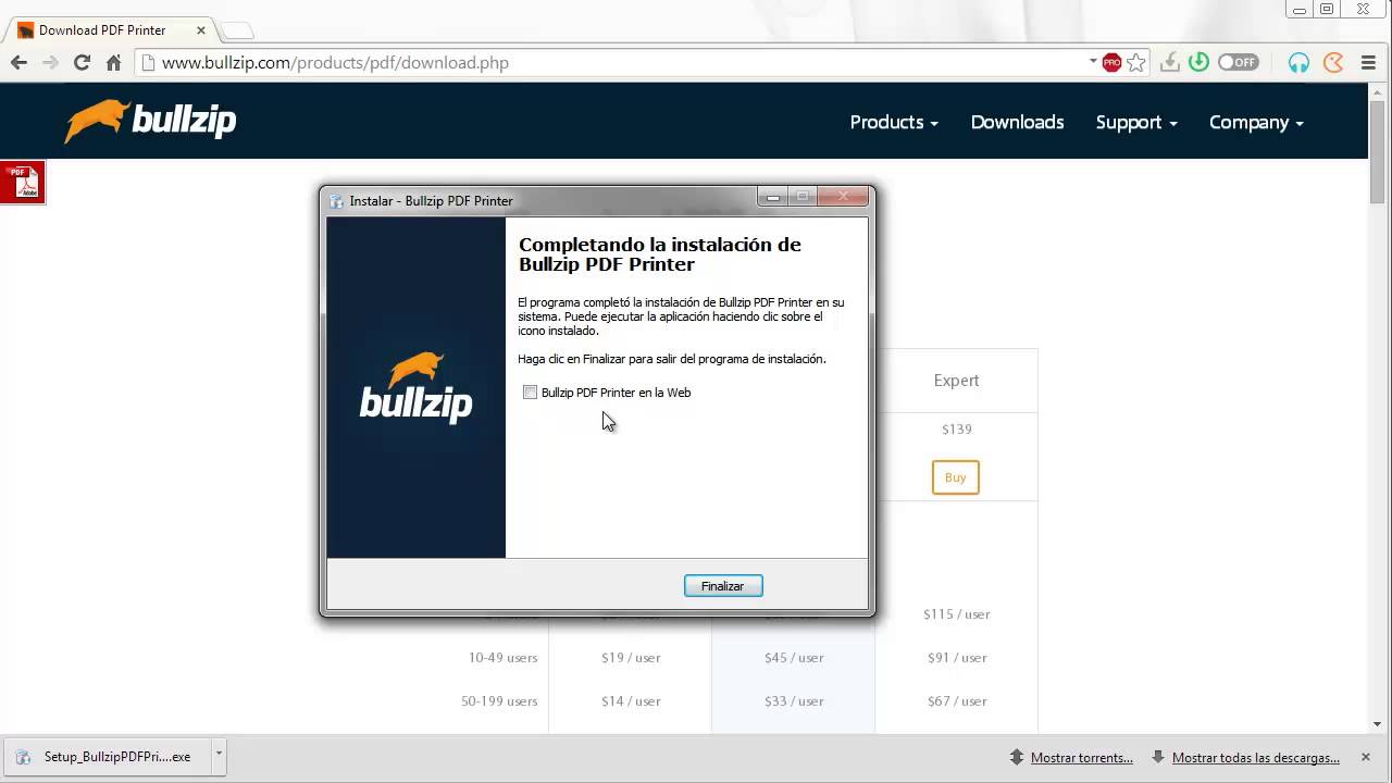 Instalar y usar impresora virtual pdf