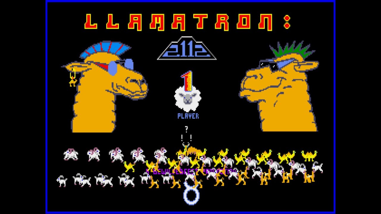 Atari ST Game Play, Llamatron