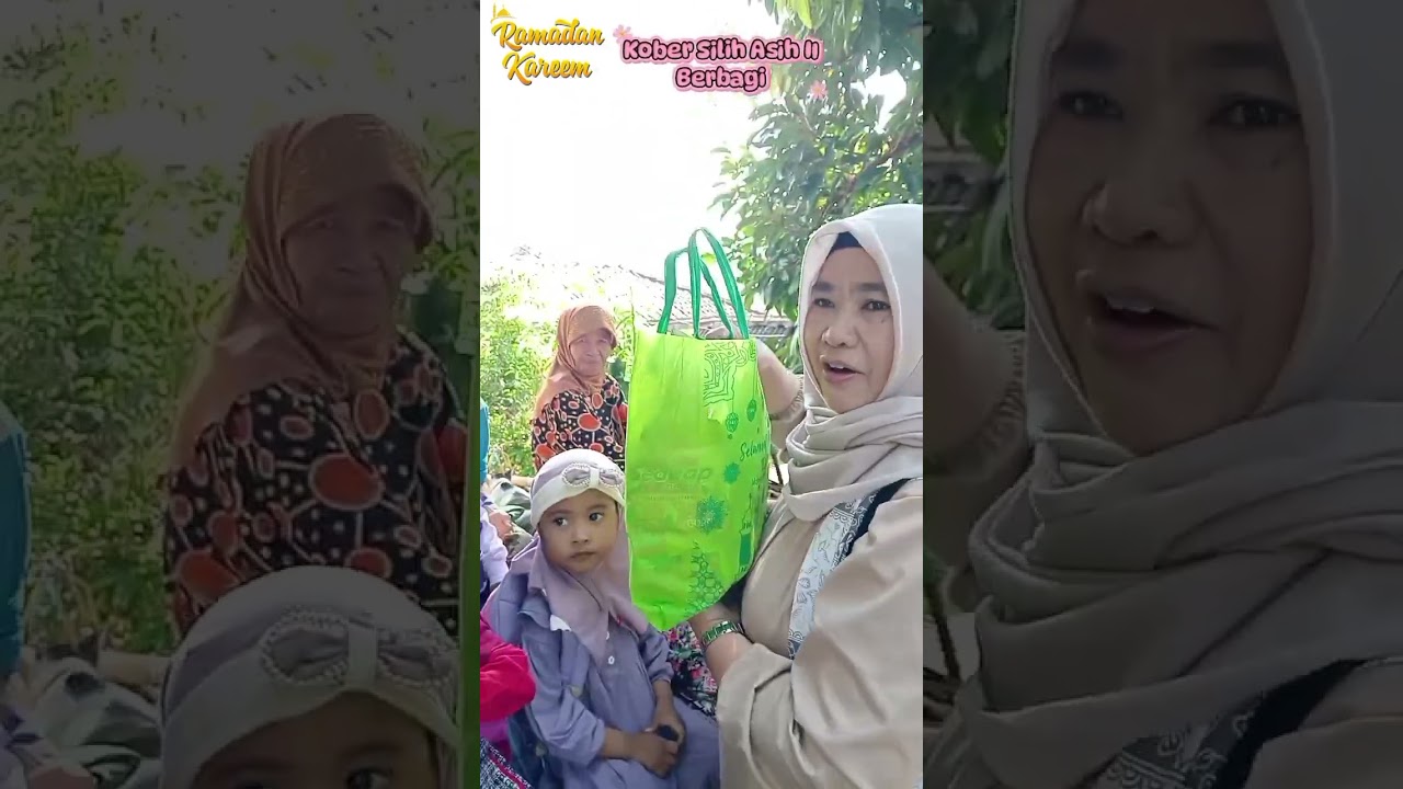 Berbagi di lingkungan sekitar sekolah Kober Silih Asih II Ganeas Sumedang