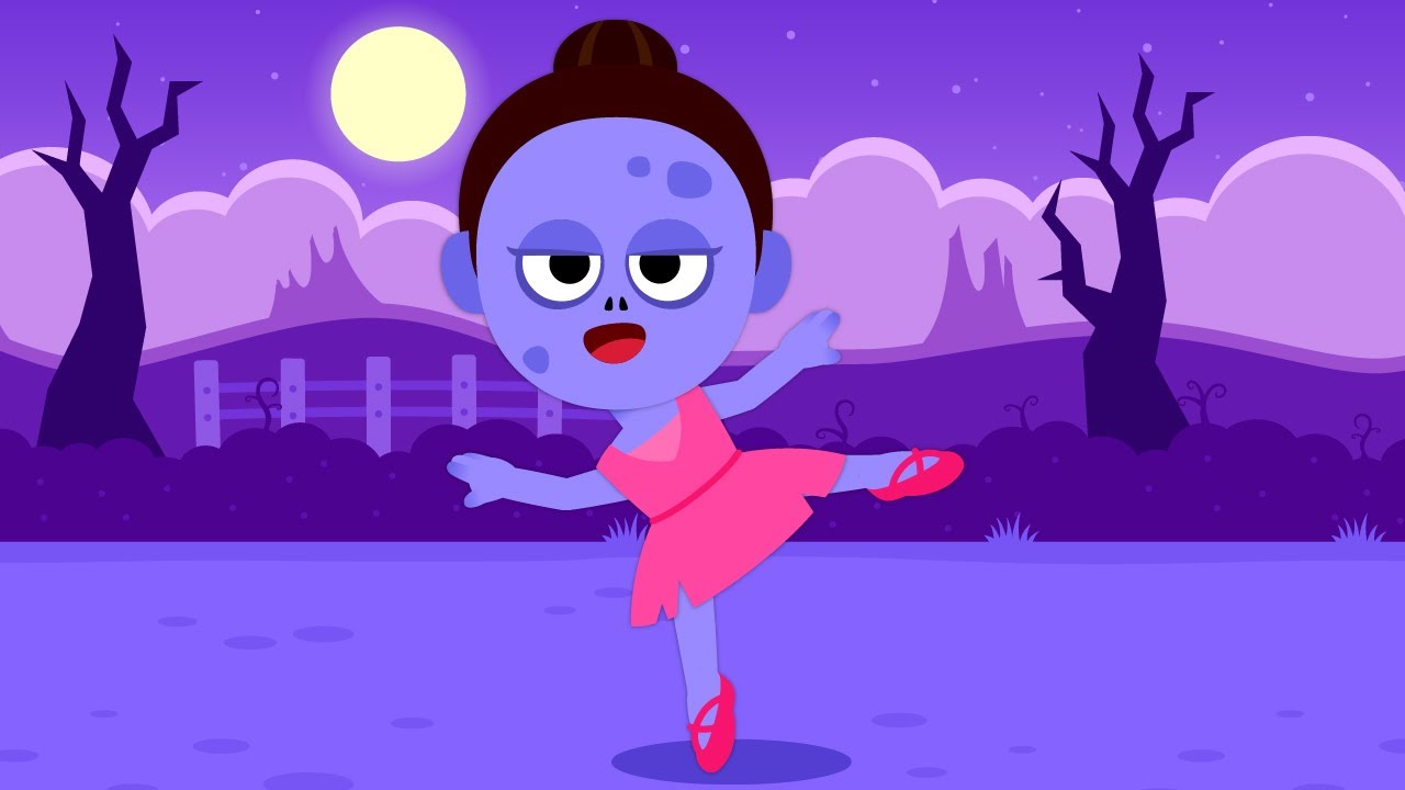Zombis Bailarines 🧟‍♀️🩰| Canciones Infantiles | Para Niños | de Halloween | Lotty Friends