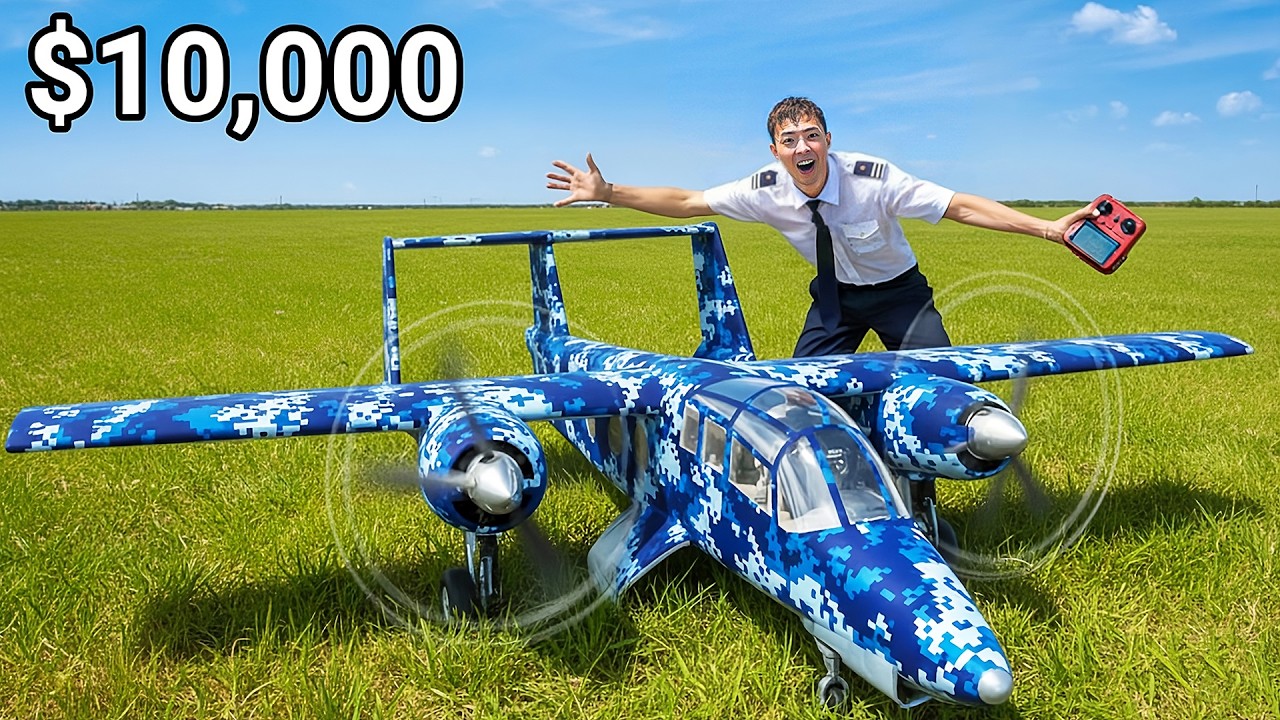 Радиоуправляемые самолёты за $1 против $10 000!