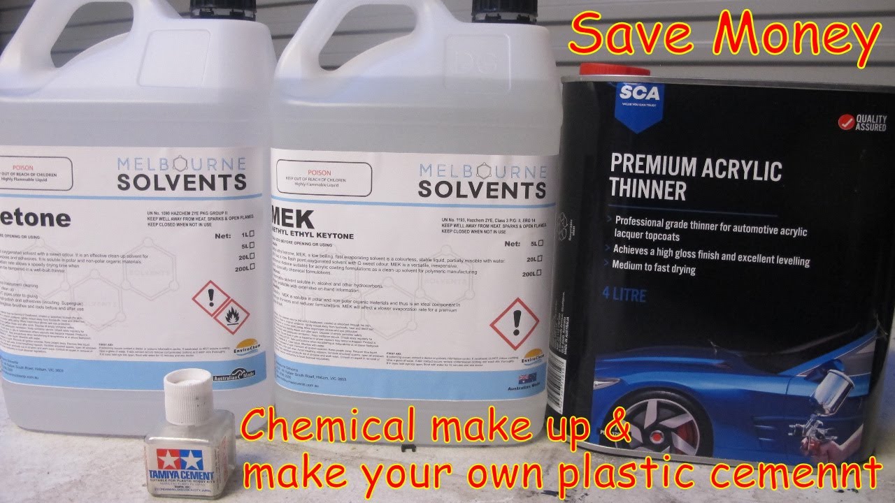 model kit workshop 172: Make your own plastic cement cheap