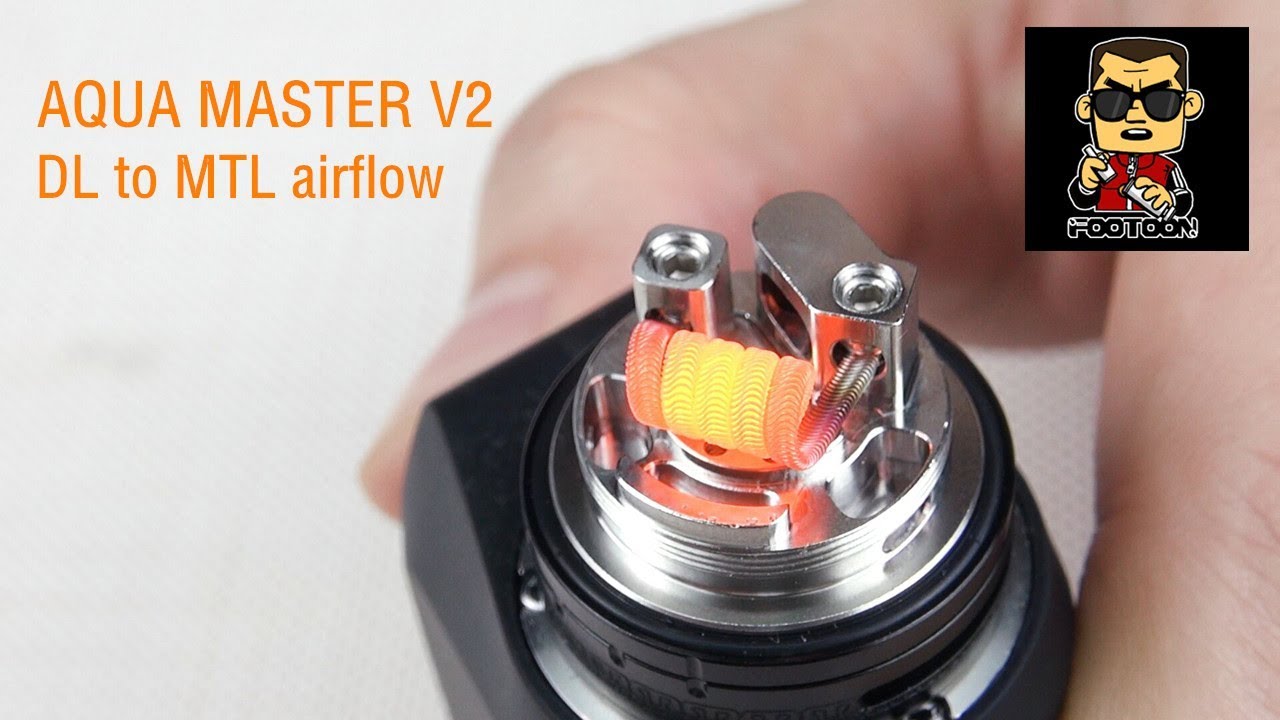 Footoon AQUA MASTER V2 Single Coil RTA | Innovative Airflow DL to MTL