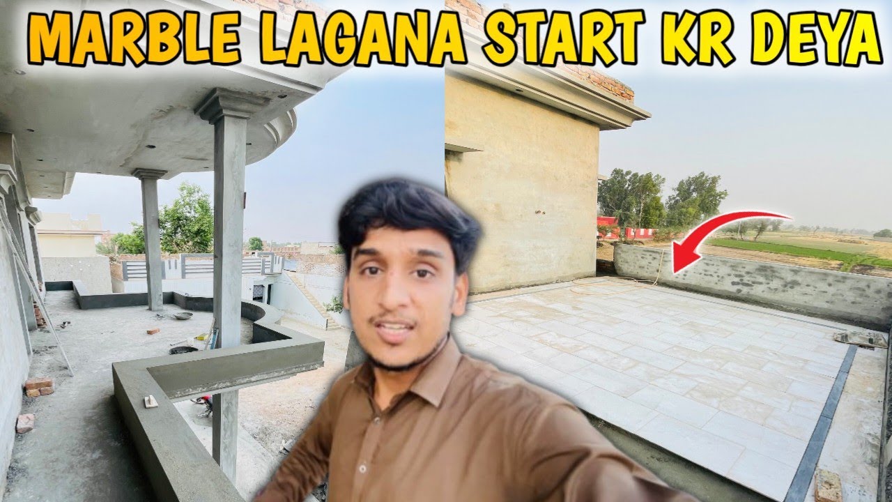 Sehan Main Marble Lgany Ka Kaam Start Kr Deya💯❤️ Ghr Ka Front Complete Ho Gia👍💞