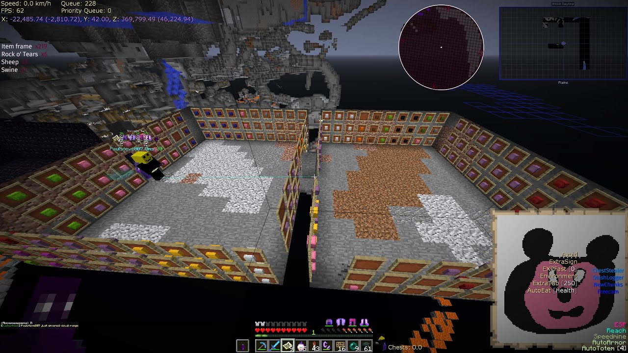 2b2t: Pirate Treasure + Item Frame Stash || Stream Highlights 10