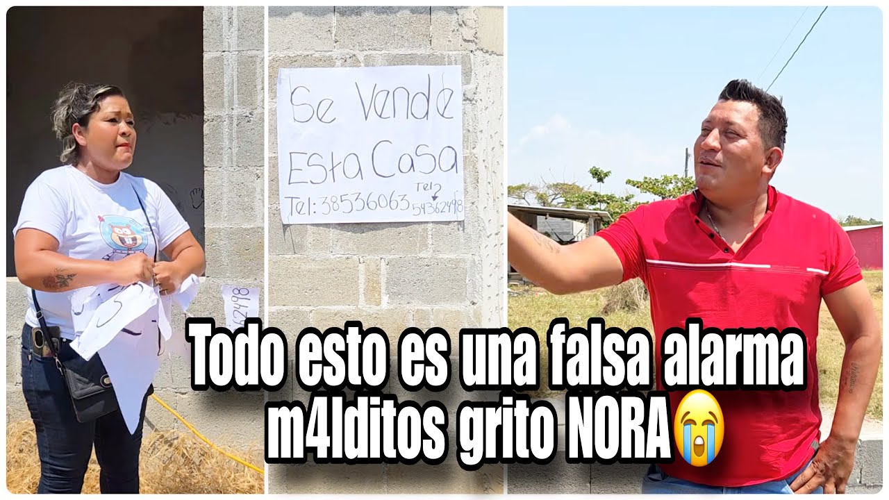 noticia NORA llorando rompe el cartel: esto es mentira MARVIN hizo esto😡