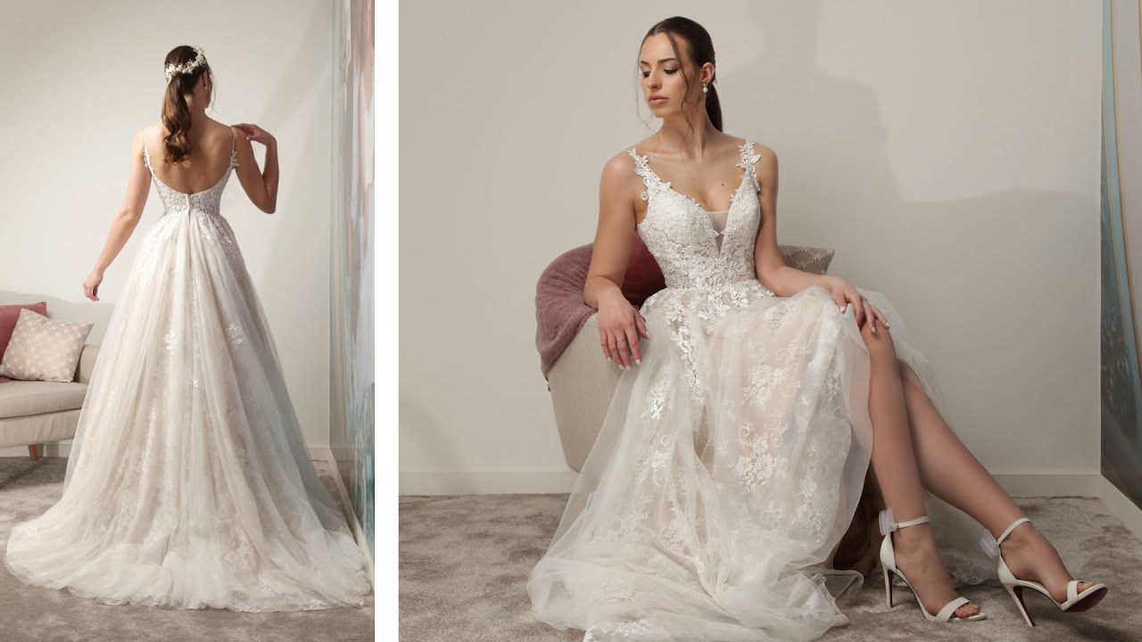 Robe de mariée Belline 💎 Collection Bohème par Émie Saint-Germain