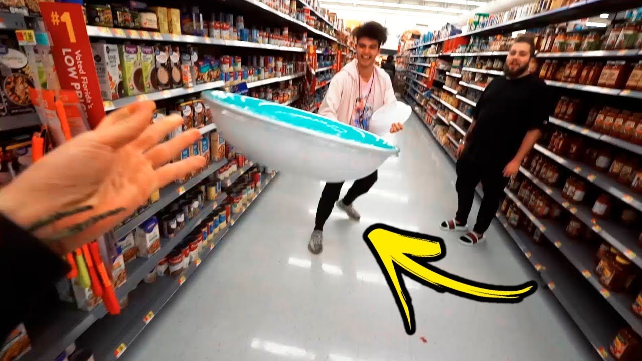 FIZEMOS BOSTA NO SUPERMERCADO DOS ESTADOS UNIDOS