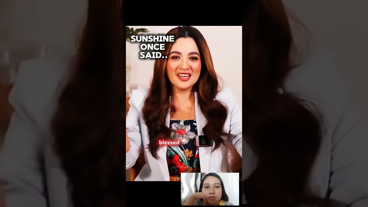 WHY YOU SHOULD NOT ENTER MARRIED LIFE EARLY -Sunshine Dizon