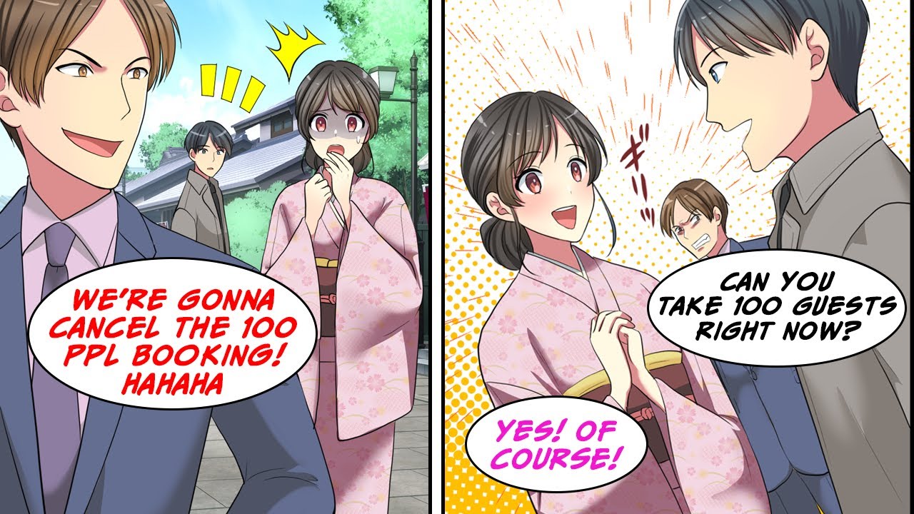 [Manga Dub] My inn got canceled on by 100 guests, but I booked all of them myself...!? [RomCom]
