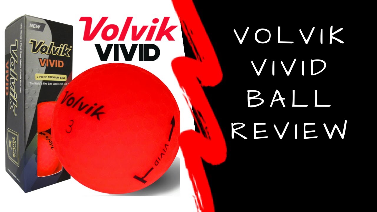 Volvik Vivid ball test by the grumpy golfa