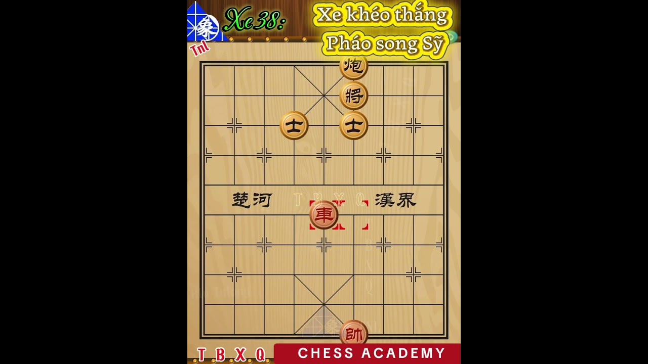 Seri 11 bài: Xe vs Pháo Chốt #short #TBXQ #cotuong #xiangqi #象棋