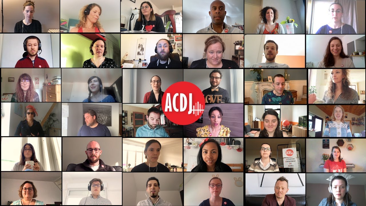 VIRTUAL CHOIR - Erev Shel Shoshanim by ACDJ (Attention Chorale de Jeunes)