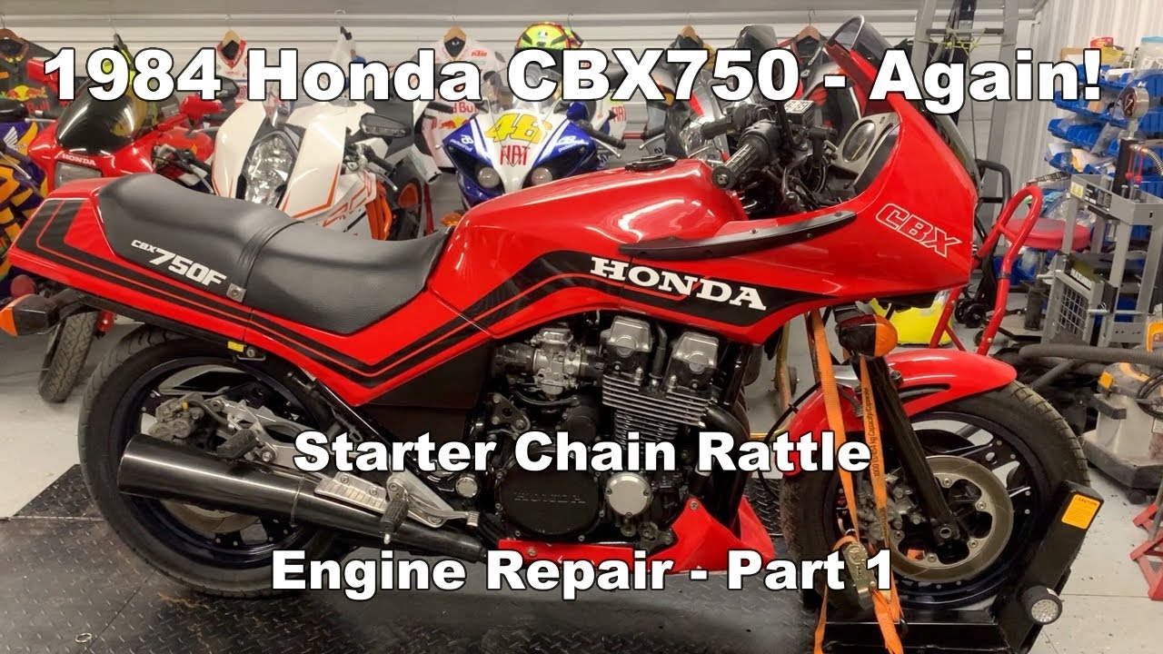 1984 Honda CBX750 -  Engine Starter Chain Tensioner issue needs fixing