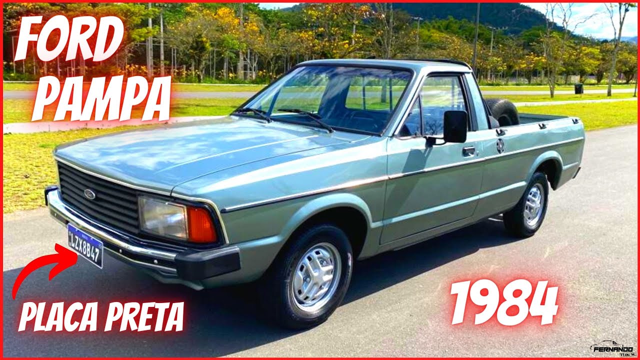 À VENDA - FORD PAMPA L 1984 CHT 1.6 