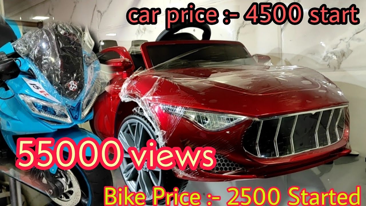 Kids battery Car and Bikes stated 2500 Rs with remote controls in Jhandewala in Delhi