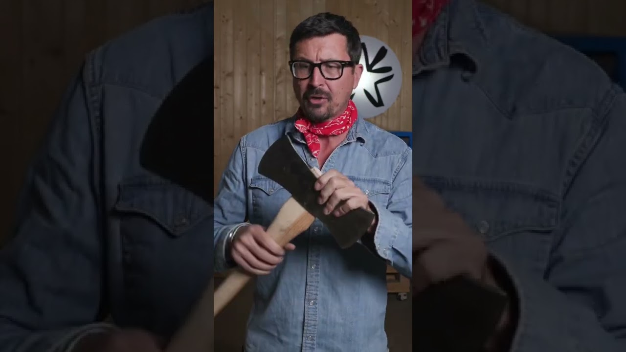 Why do some axes have two blades? Wranglerstar professional Homeowner #shorts