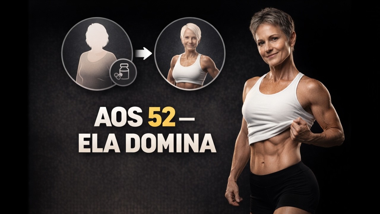 Reposição Hormonal + Shape de 20: Aos 52, ela domina!