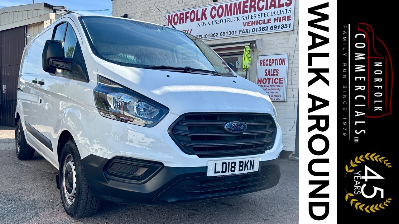 Walk around video for a FORD TRANSIT CUSTOM 2.0 TDCi 105ps Low Roof Van