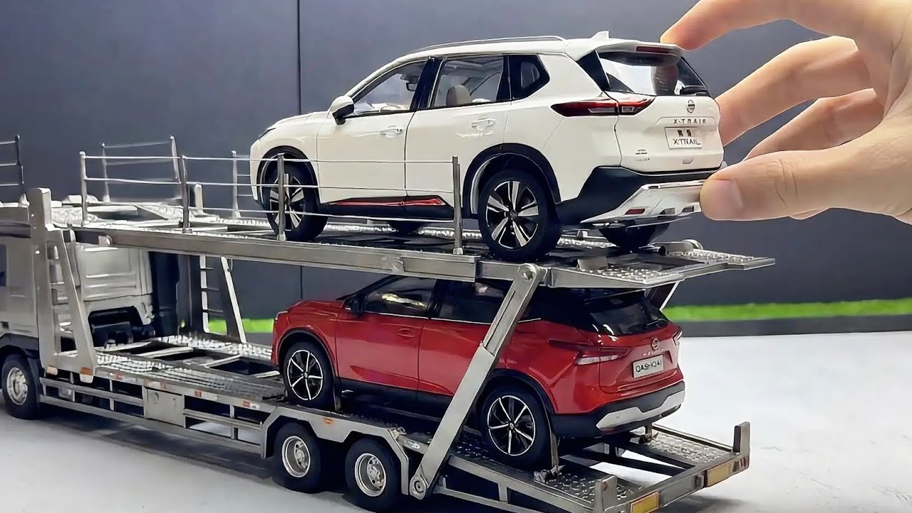 Семейный внедорожник Nissan в дороге! X-Trail или Qashqai? (Обзор масштабных моделей автомобилей ...