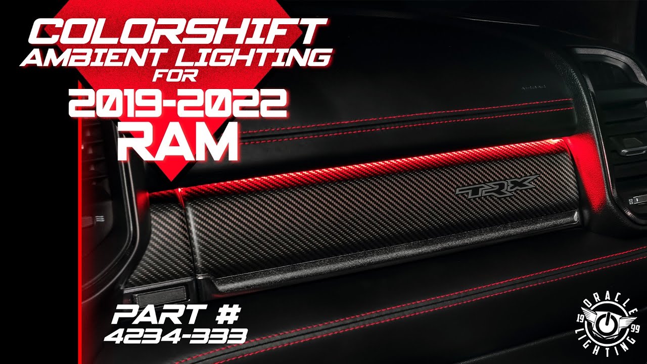 Обновление светодиодной подсветки панели приборов RAM 5-го поколения ColorSHIFT RGB от ORACLE Lig...