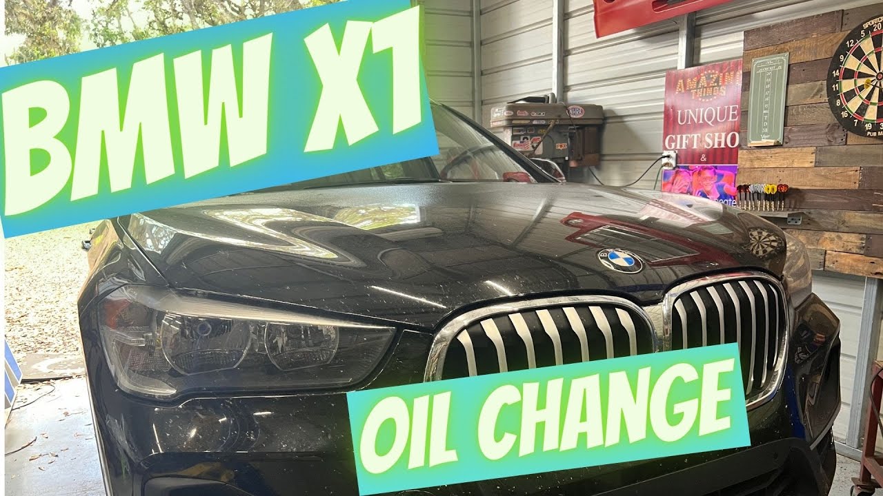 Замена масла и фильтра BMW X1 2021 года в домашних условиях (f48)