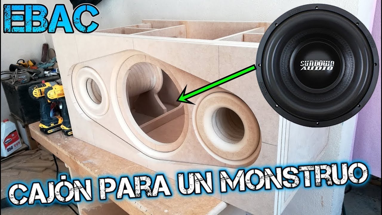 Proyecto Cajón para  Sundown X 12 V2 Doble Aereport De MDF  parte 1 | EBAC