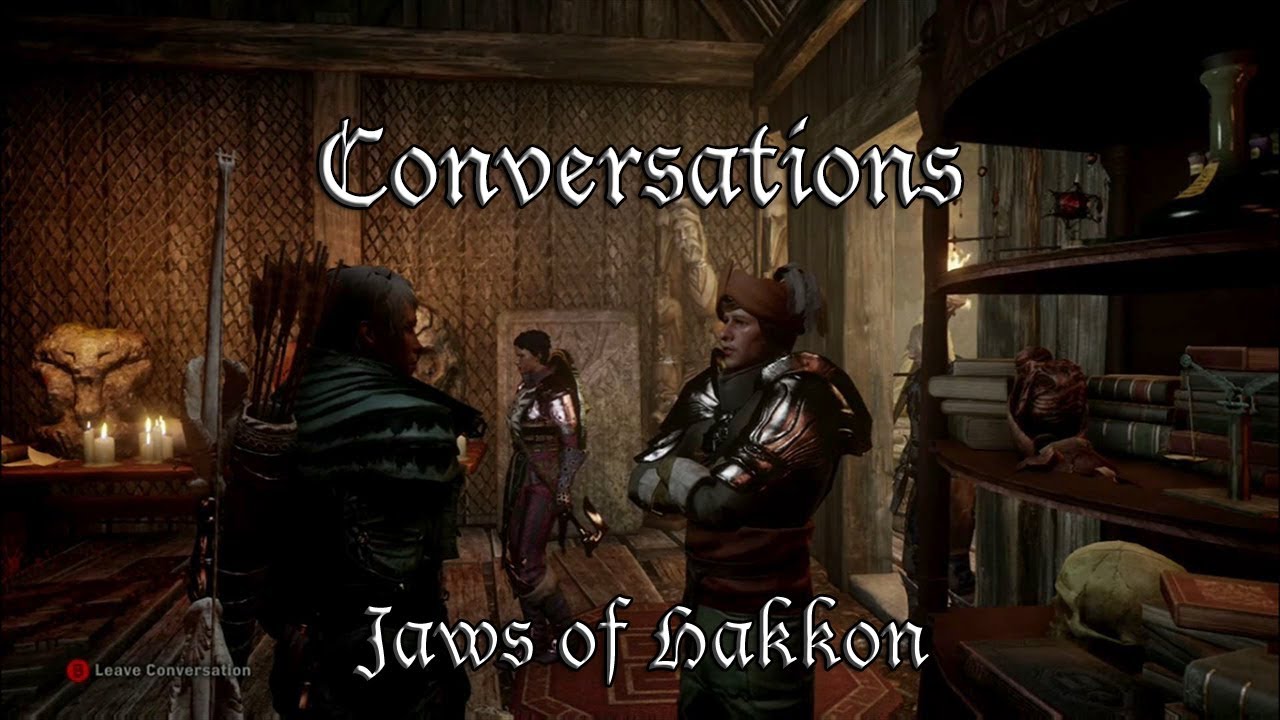 Frostback Basin Conversations - Jaws of Hakkon (Dragon Age Inquisition Gameplay)