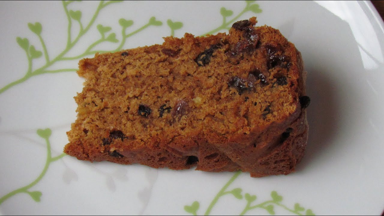 Eggless Fruit Loaf Recipe from 1952