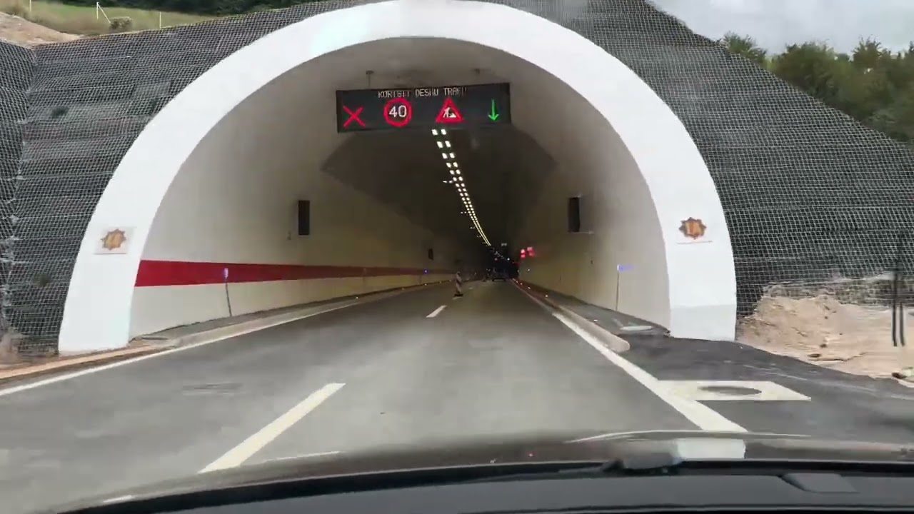 Autoput A1, koridor Vc. Dionica Tarčin - Bradina i tuneli Ivan. 25.09.2022. © boojan