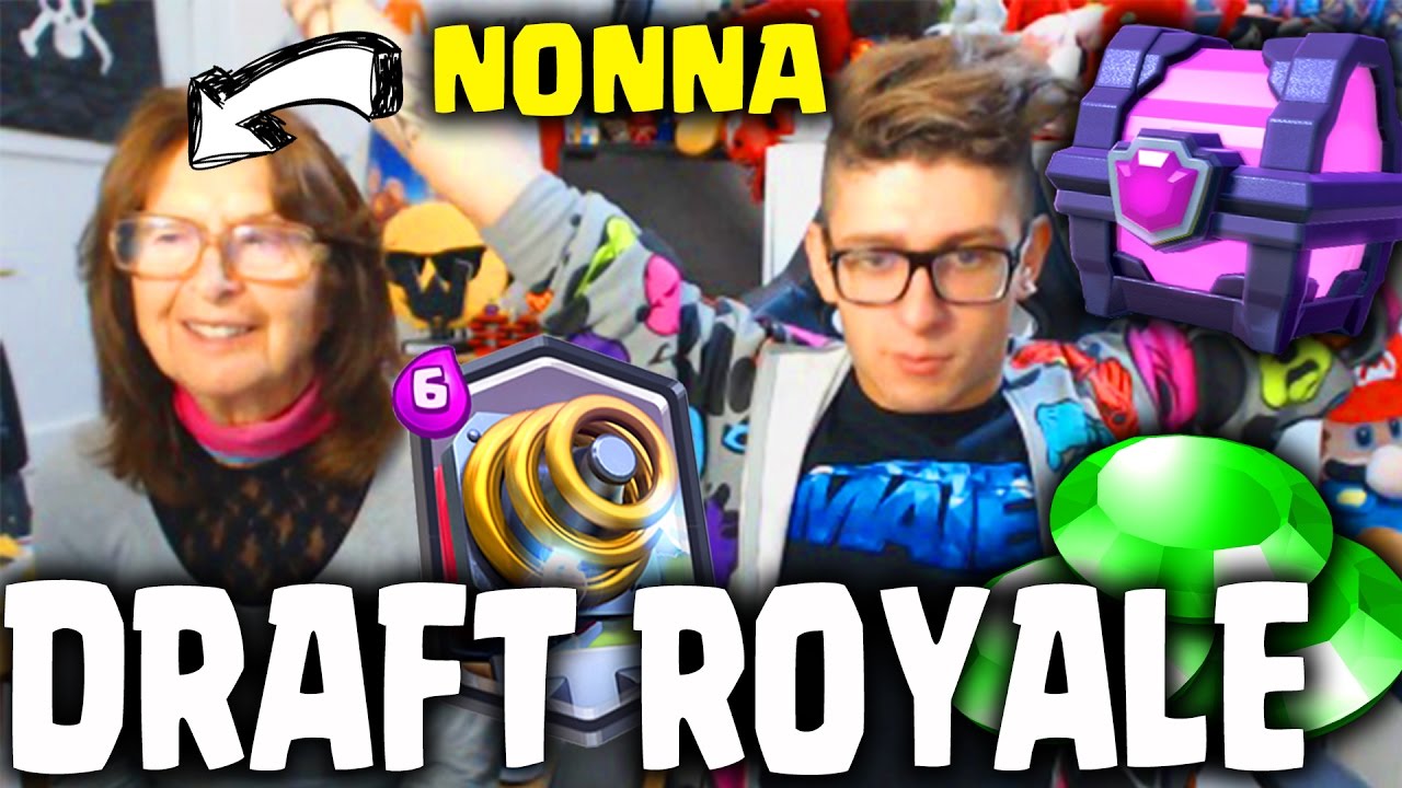 CLASH ROYALE: DRAFT DI BAULI MAGICI CON MIA NONNA!! UN MAZZO DEVASTANTE!!