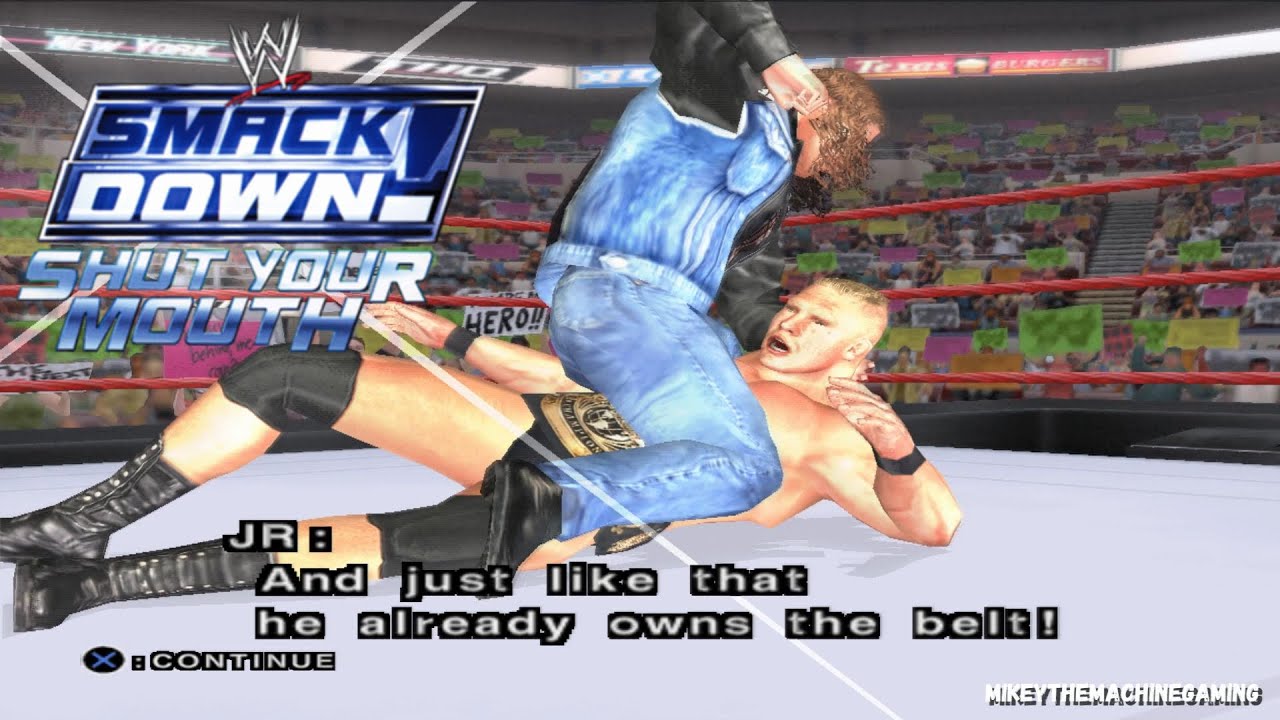 WWE SD Shut Your Mouth - Triple H Returns And Attacks Brock Lesnar