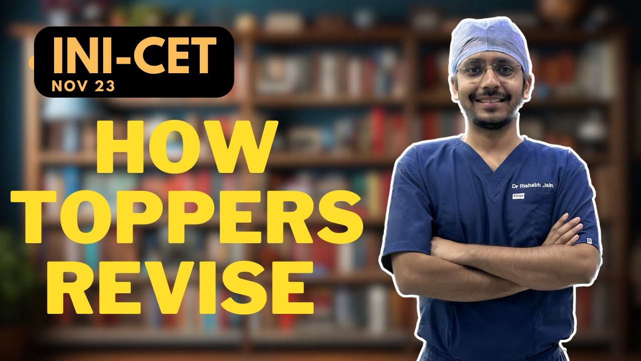 ULTIMATE Revision Strategy for  INI-CET #aiims #inicet