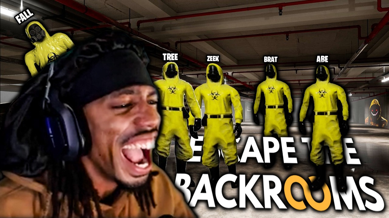 WhosJordan & 3LA TRY TO ESCAPE THE BACKROOMS! (MONSTER PUT BTA)