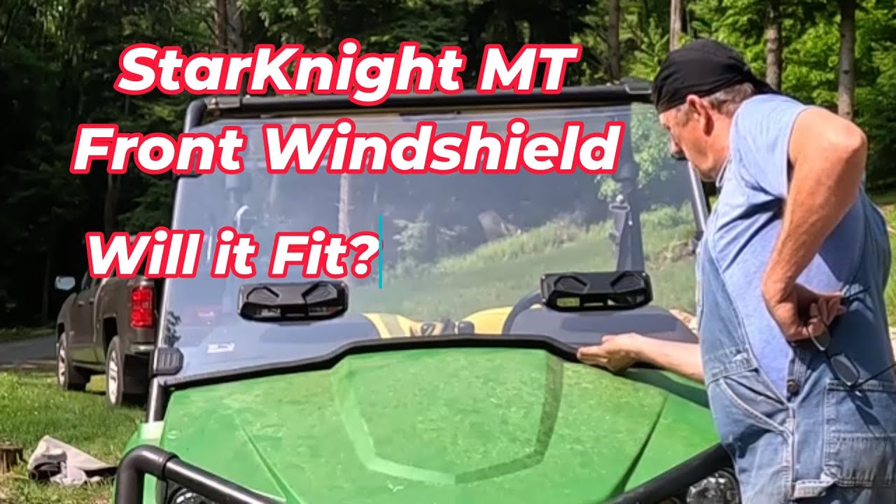 Honest Review and Installation of John Deere XUV 550 Front Windshield from StarKnight MT