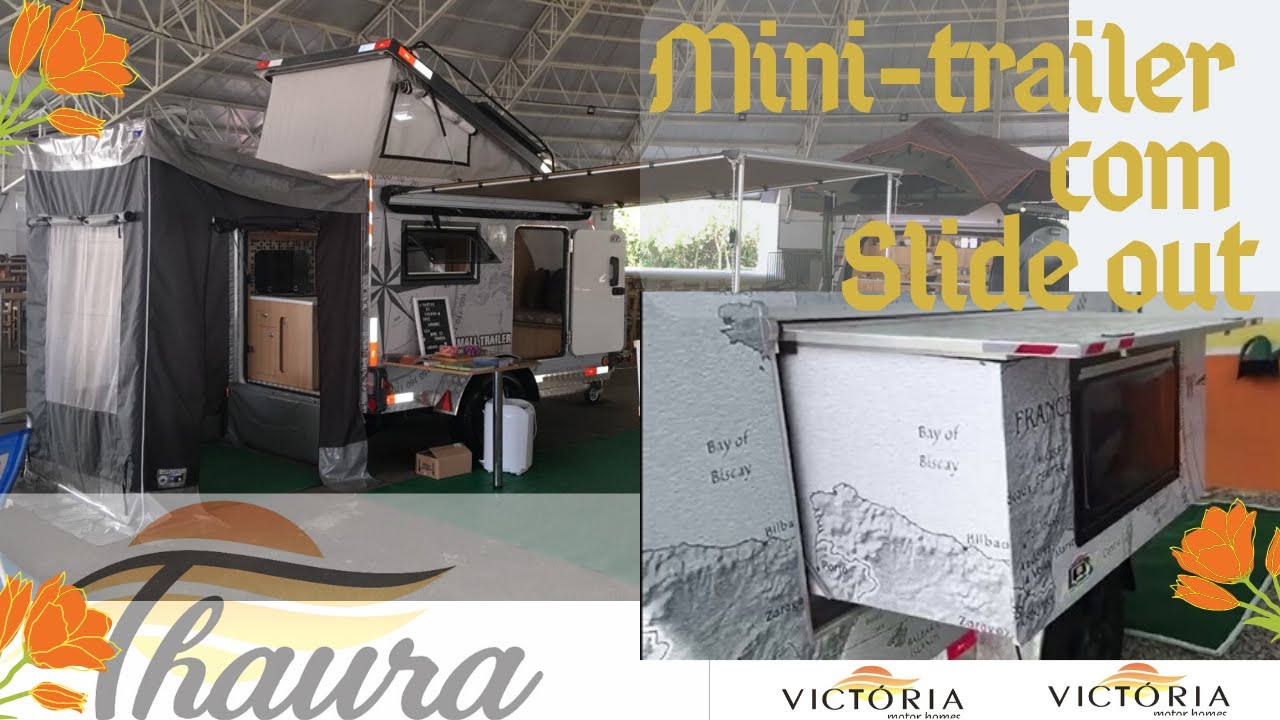 Conheça o Mini-trailer com slide out que aumenta a cama de casal/#casasobrerodas