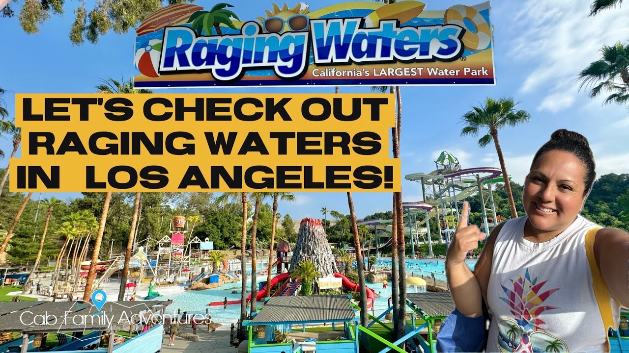 Аквапарк Raging Waters в Лос-Анджелесе, Калифорния, спустя 27 лет! Вперёд! Удобства, еда, водные ...