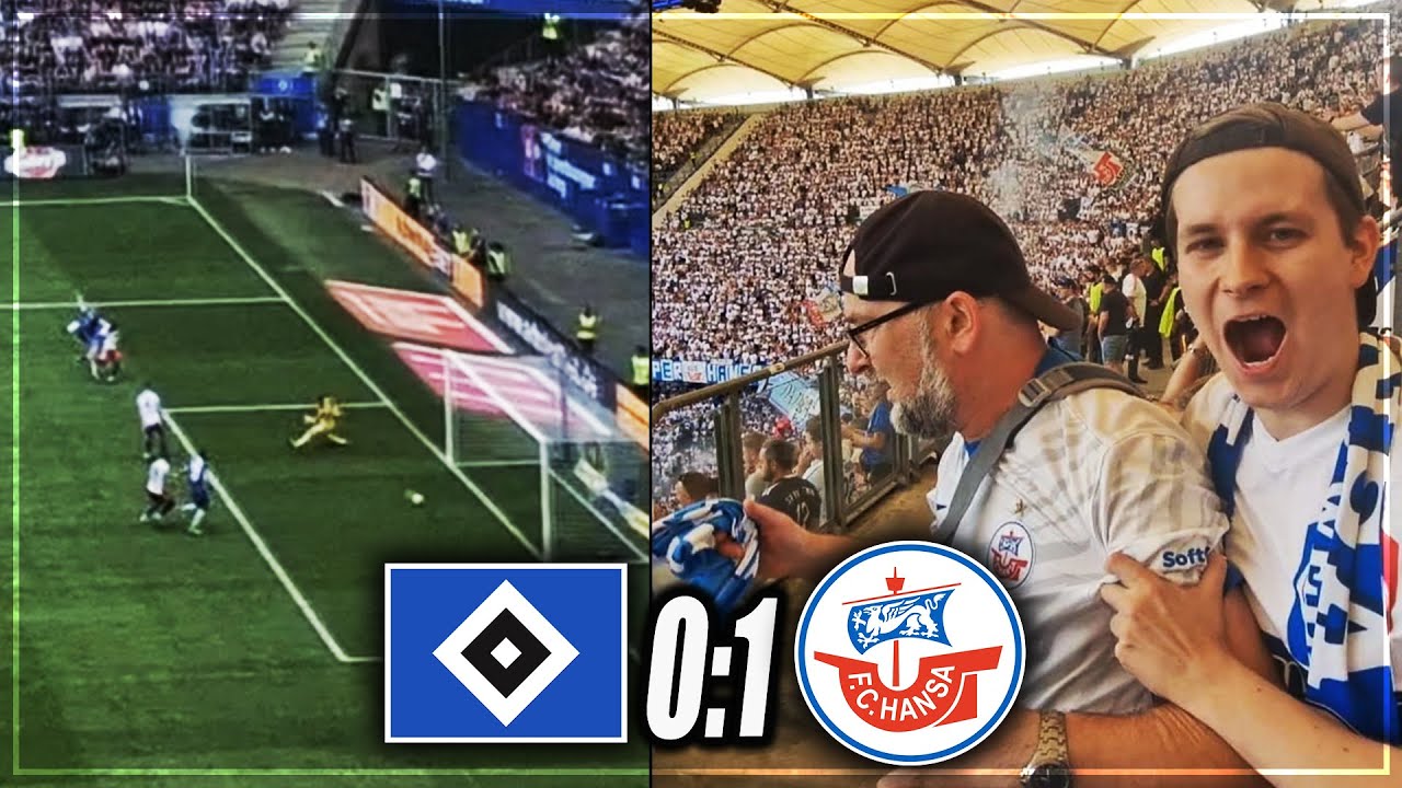 LAST MINUTE AUSWÄRTSSIEG! STADIONVLOG: HSV - Hansa Rostock | 10000 Hansa Fan Invasion | Stadion Vlog