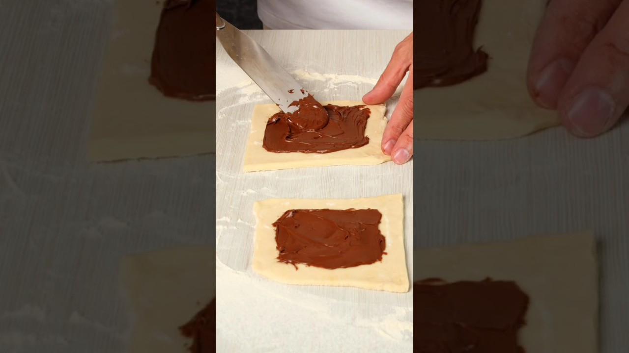 Massa Folhada com Nutella 😃 