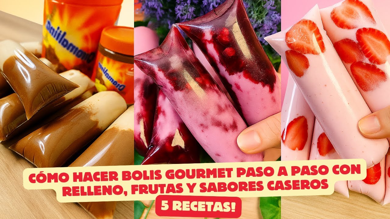 C&oacute;mo Hacer Bolis Gourmet Paso a Paso: 5 Recetas Con Relleno, Frutas y Sabores Caseros