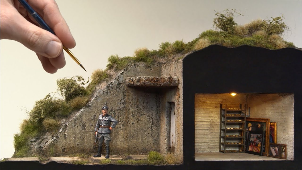 'Guarding the Gold' - WWII Bunker Diorama - PART I