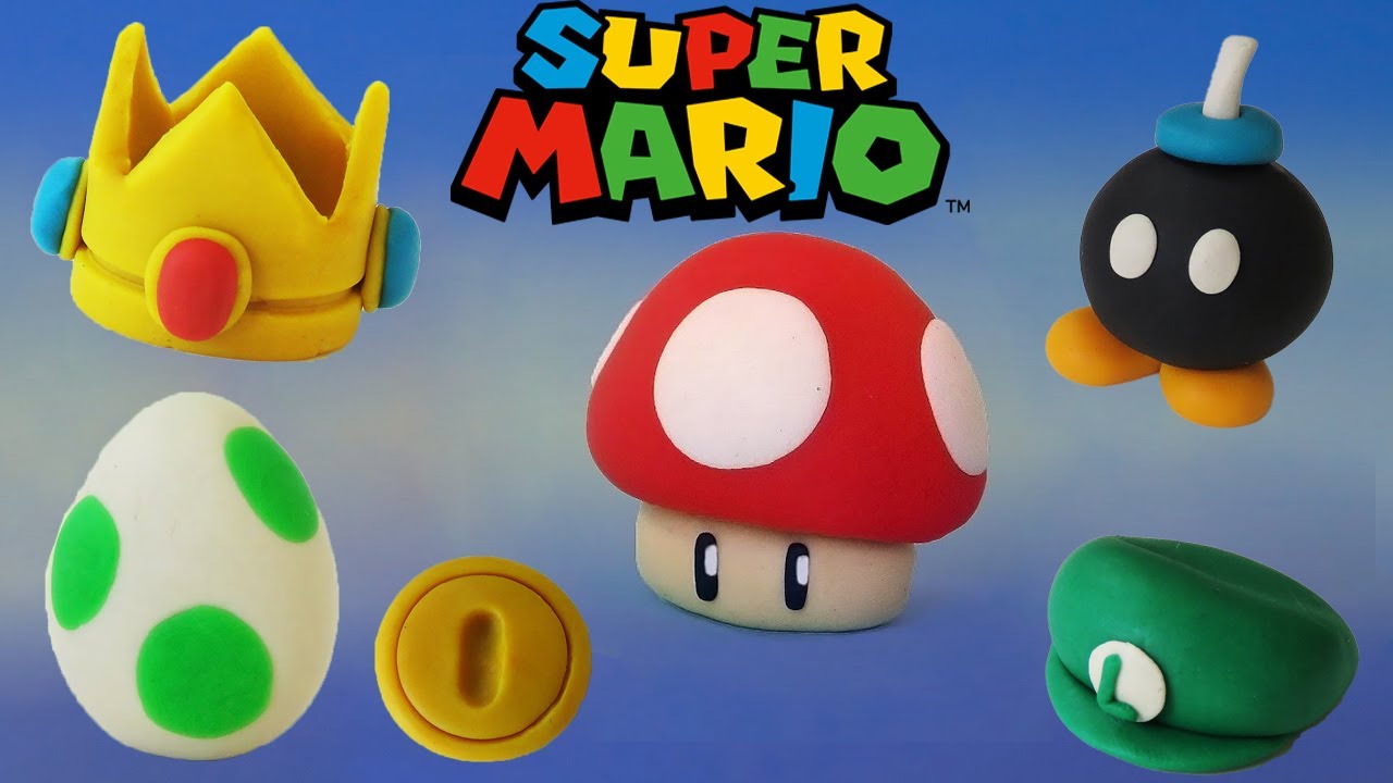🔴 ESPECIAL SUPER MARIO MINIATURA - COMPILADO Tutorial Fácil Biscuit, Pasta Americana - DIY