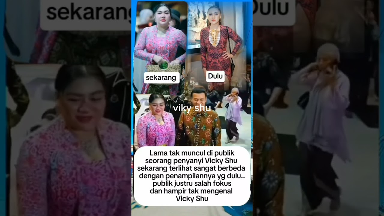 penampilan terbaru vicky shu tambah seger #kehidupanartis #keluargaartis