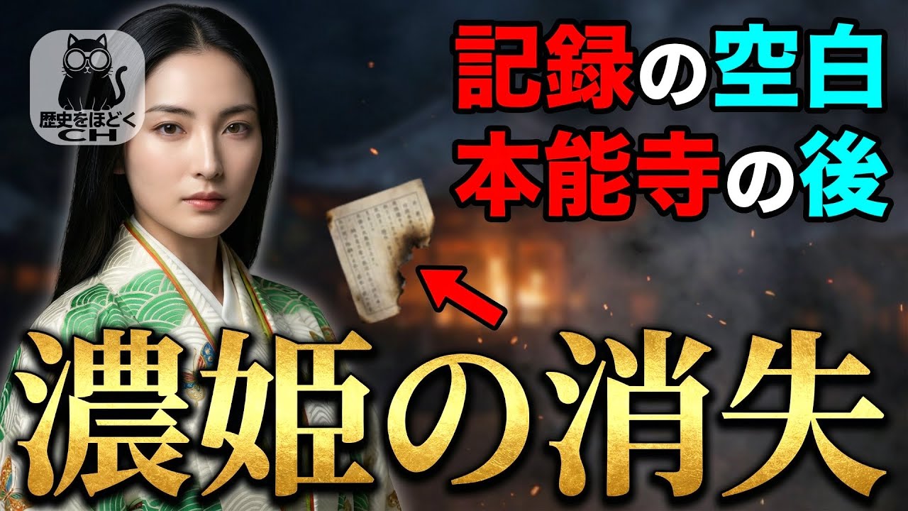 消えた信長の妻・濃姫。本能寺の変から歴史が彼女を「完全に削除」した本当の理由 #歴史ミステリー #戦国時代