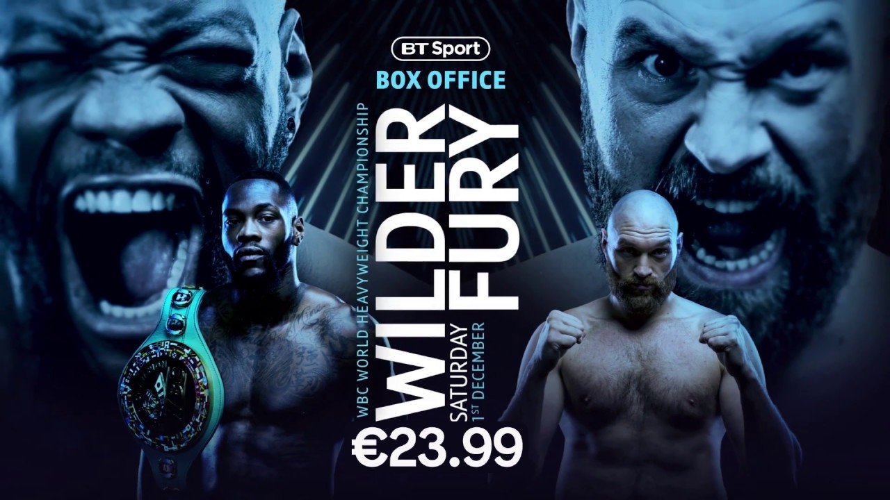 See Fury v Wilder LIVE on BT Box Office this Saturday