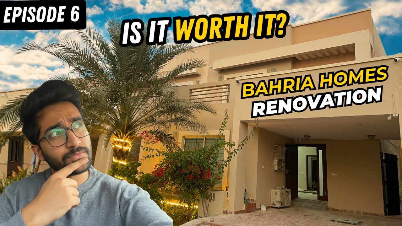 Bahria Homes Renovation Ep 6: Better Than Original Design? 🤔 #BahriaTownKarachi
