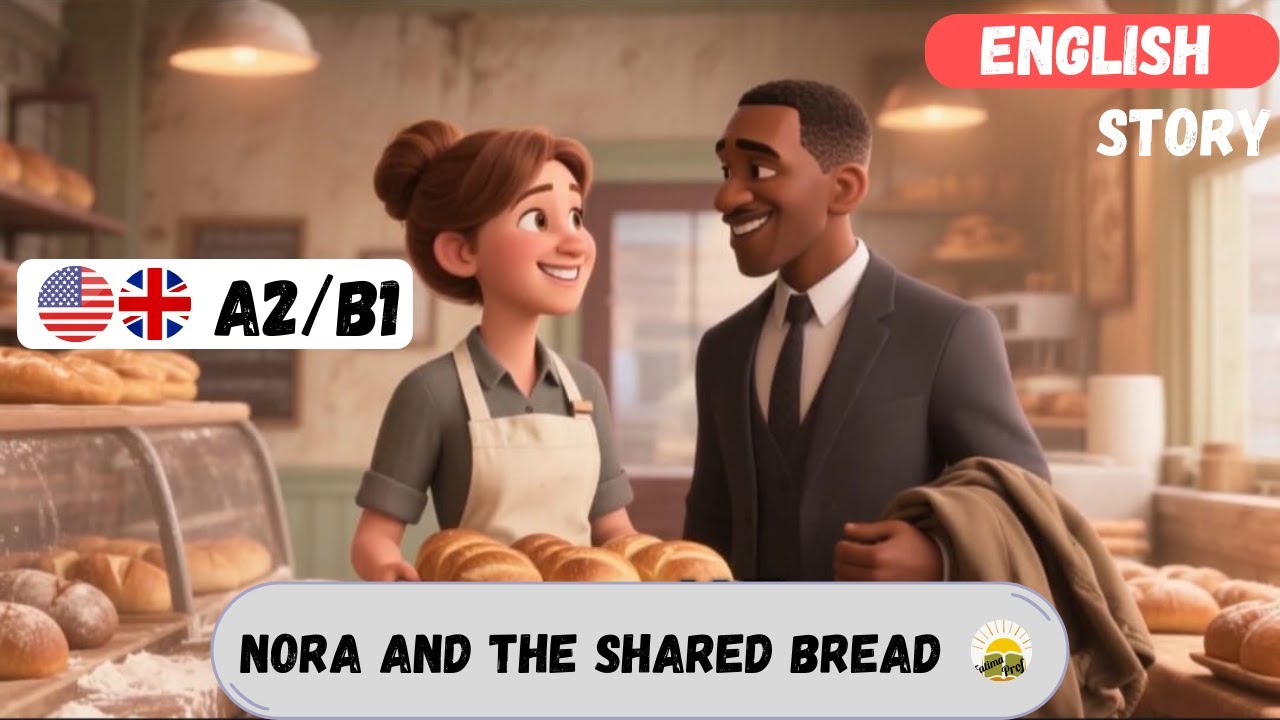 The Shared Bread 🥖🍞 | English Listening Practice for Beginners | A2 -B1 Levels
