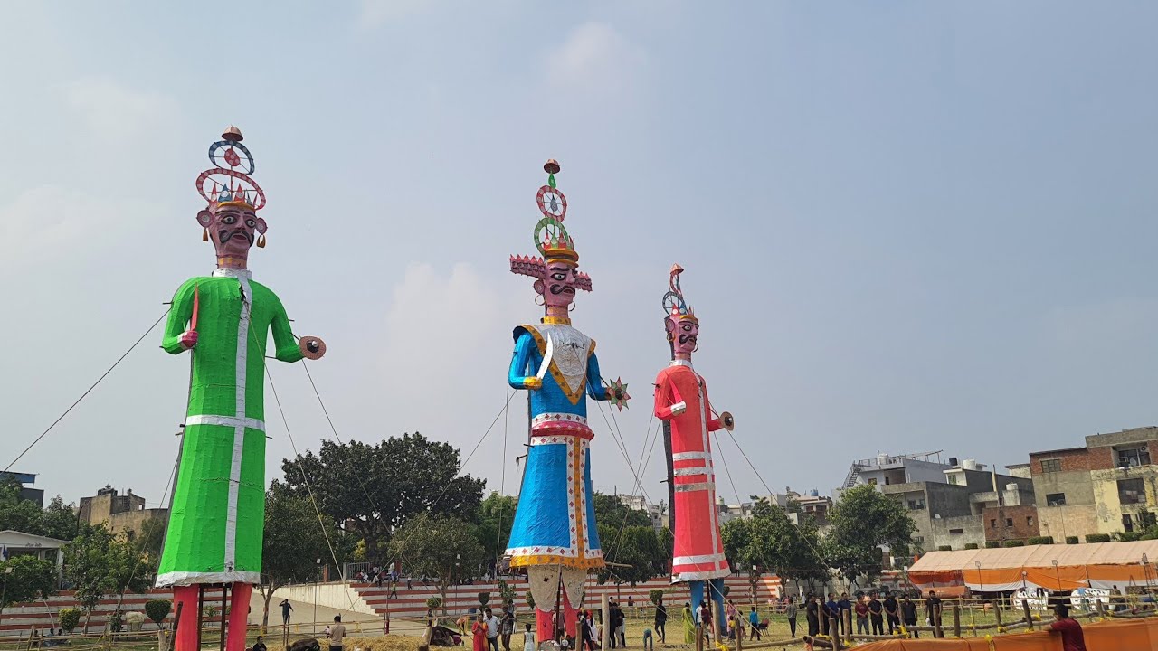 Dusshera live from devi mandir panipat l Dusshera Festive l Ravan dahan